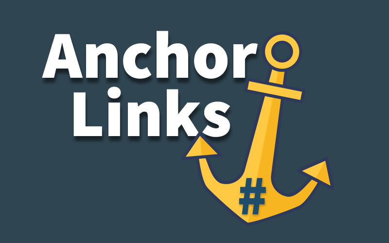 add anchor link wordpress